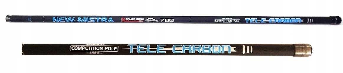 Wędka Bat 7 m Akcja 10-40 g Carbon New-mistra Lekka Mocna Włókno Węglowe