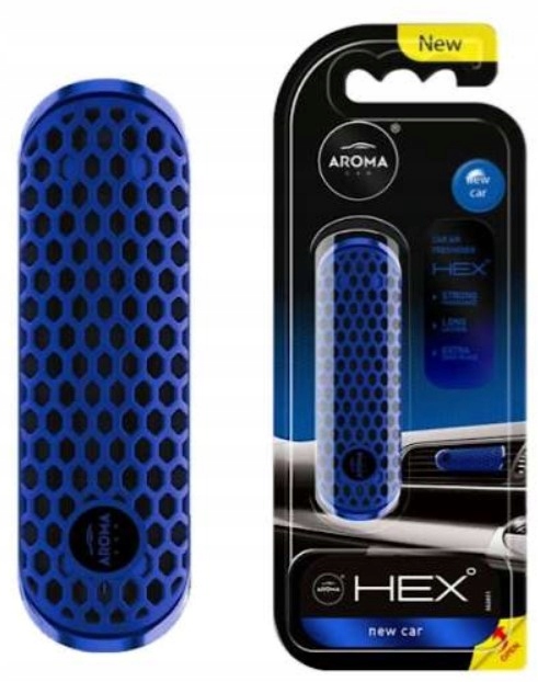

Aroma Odświeżacz powietrza Polymer Hex New Car