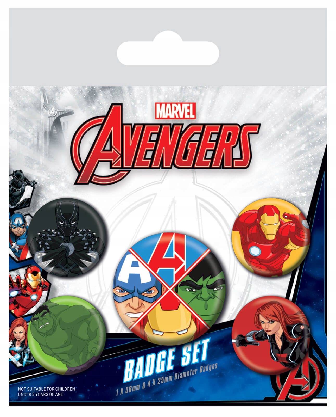 

Przypinki do ubrań Avengers Assemble 5 na plecak