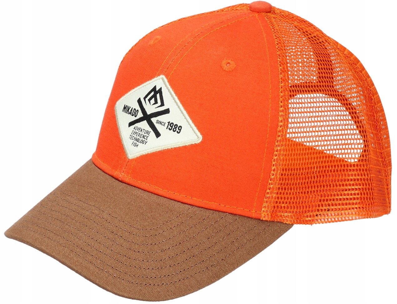 Czapka z daszkiem Mikado Adventure Trucker Orange