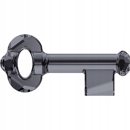 Swarovski 6919 Přívěsek Na Klíč 50MM Křišťálový Silver Night Sini