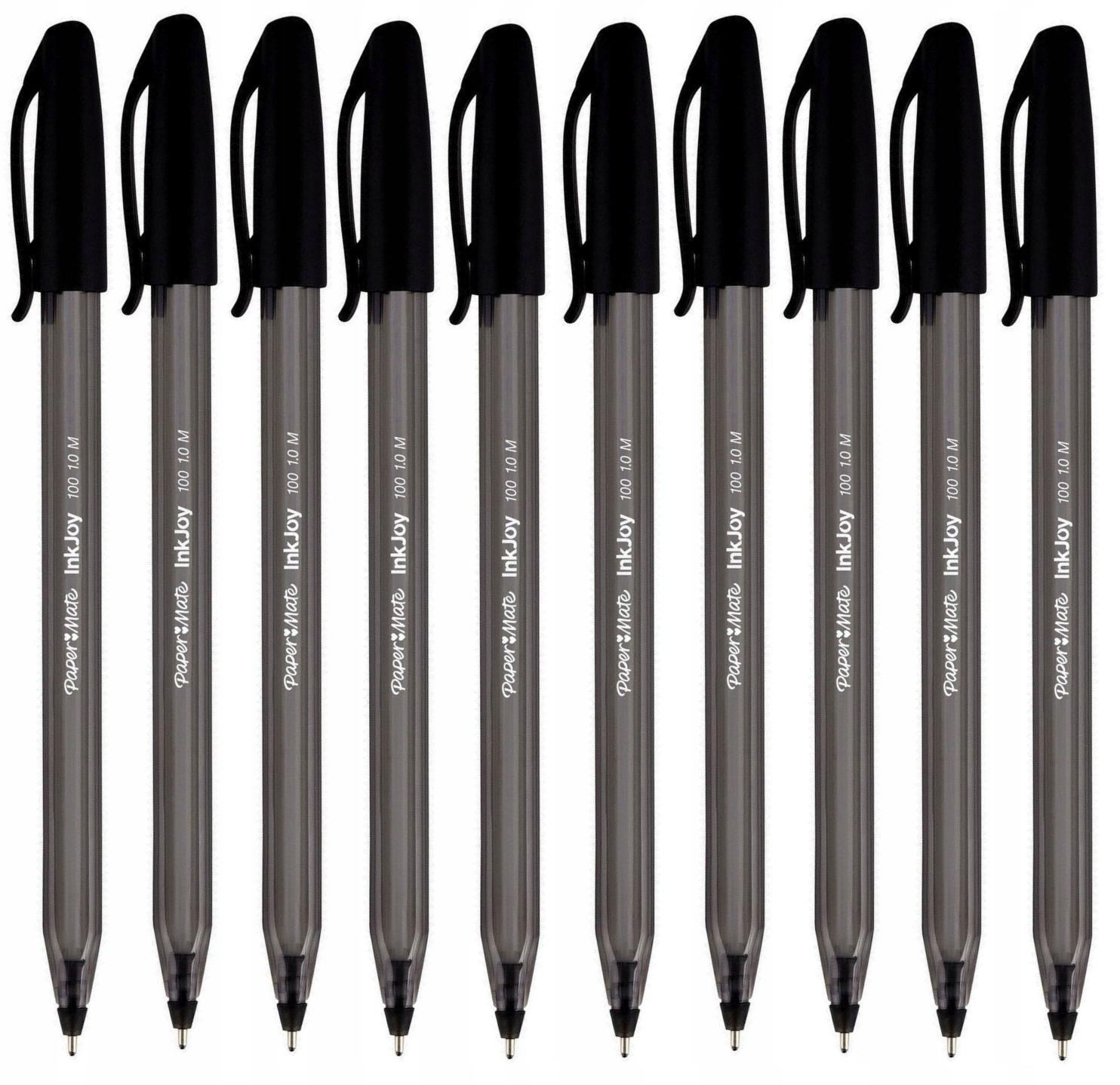 

10 Sztuk Długopis PaperMate Inkjoy 100 M Czarny
