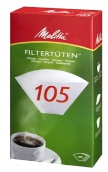 Levně Melitta Filtrační Vložky 105, Bílá, 200 Kusů