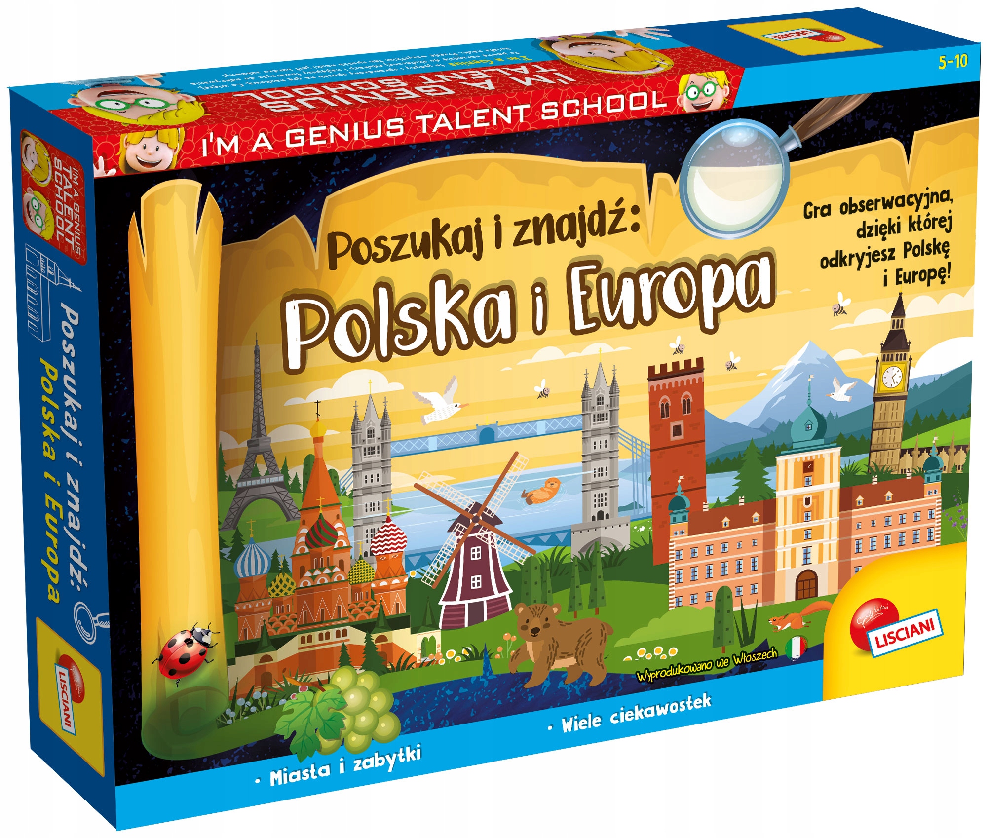 GRA EDUKACYJNA POSZUKAJ I ZNAJDŹ POLSKA I EUROPA