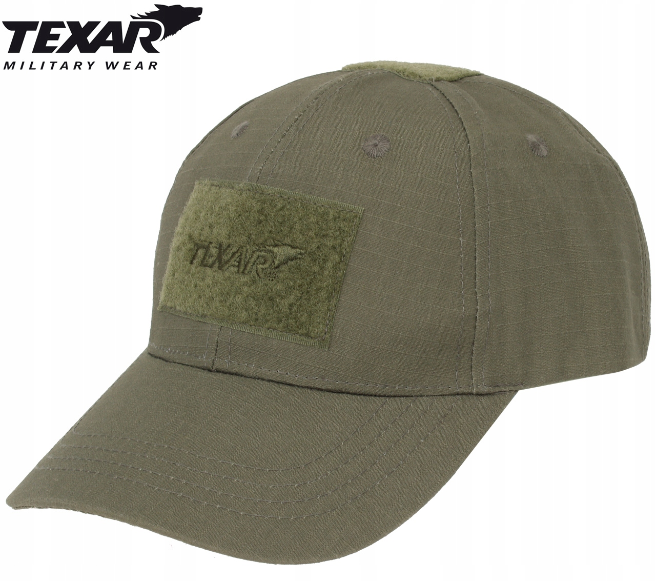 CZAPKA Z DASZKIEM BEJSBOLÓWKA TEXAR WOJSKOWA REGULOWANA NA RZEP OLIVE Kod producenta 04-TAKT-HE-OLIV