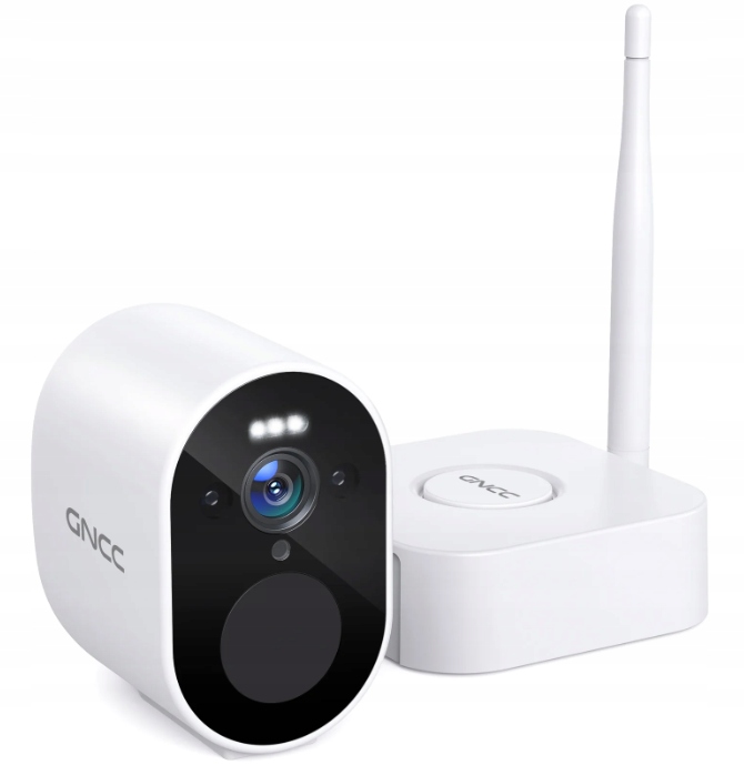 Vonkajšia Bezpečnostná Kamera W1 S Bezdrôtovou Bránou Gncc 1080P Fhd