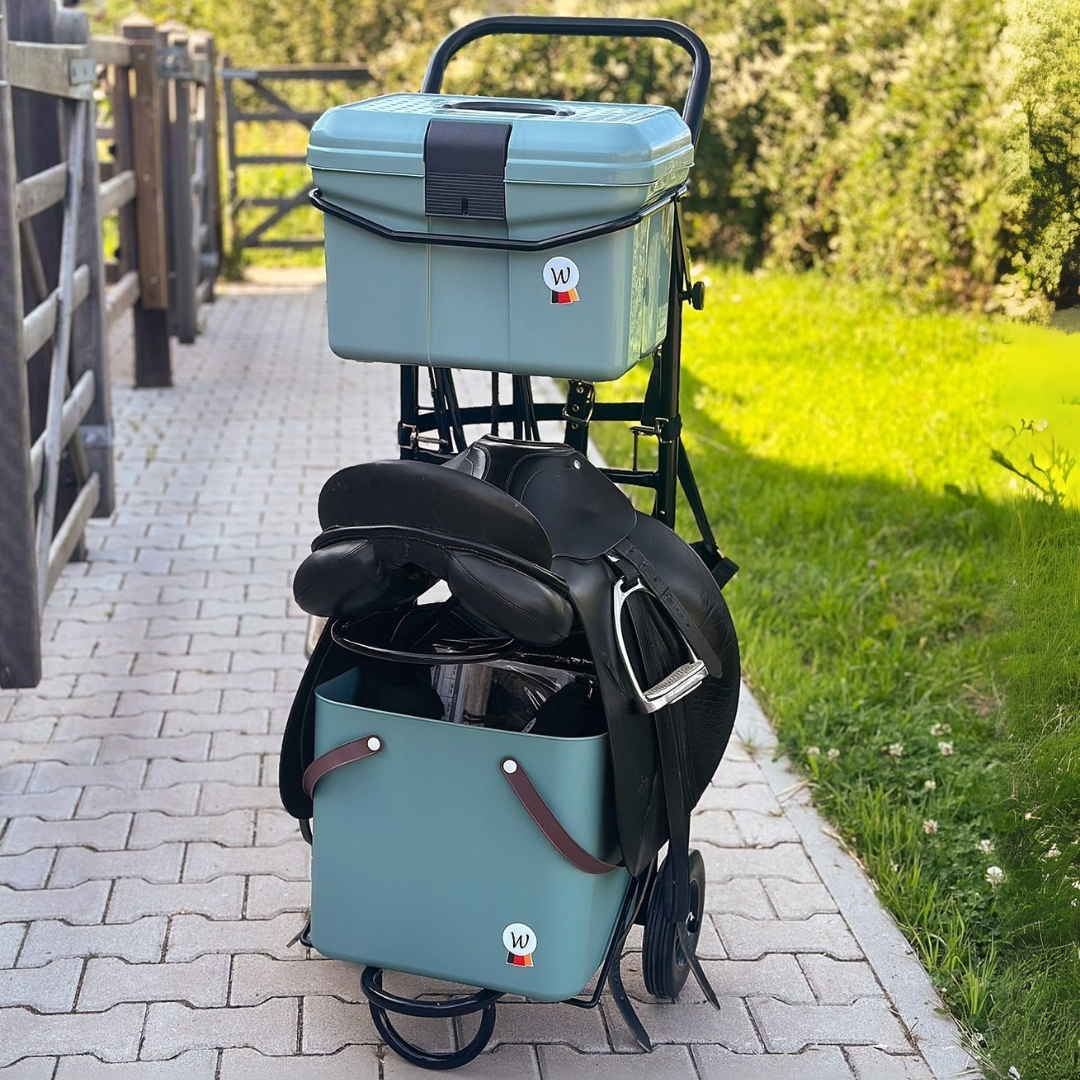 Stabilny wózek na siodło i akcesoria Waldhausen