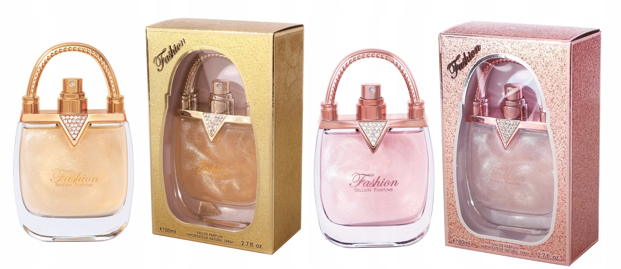 Sellion Fashion Pink Gold 2x80ml Edp Set