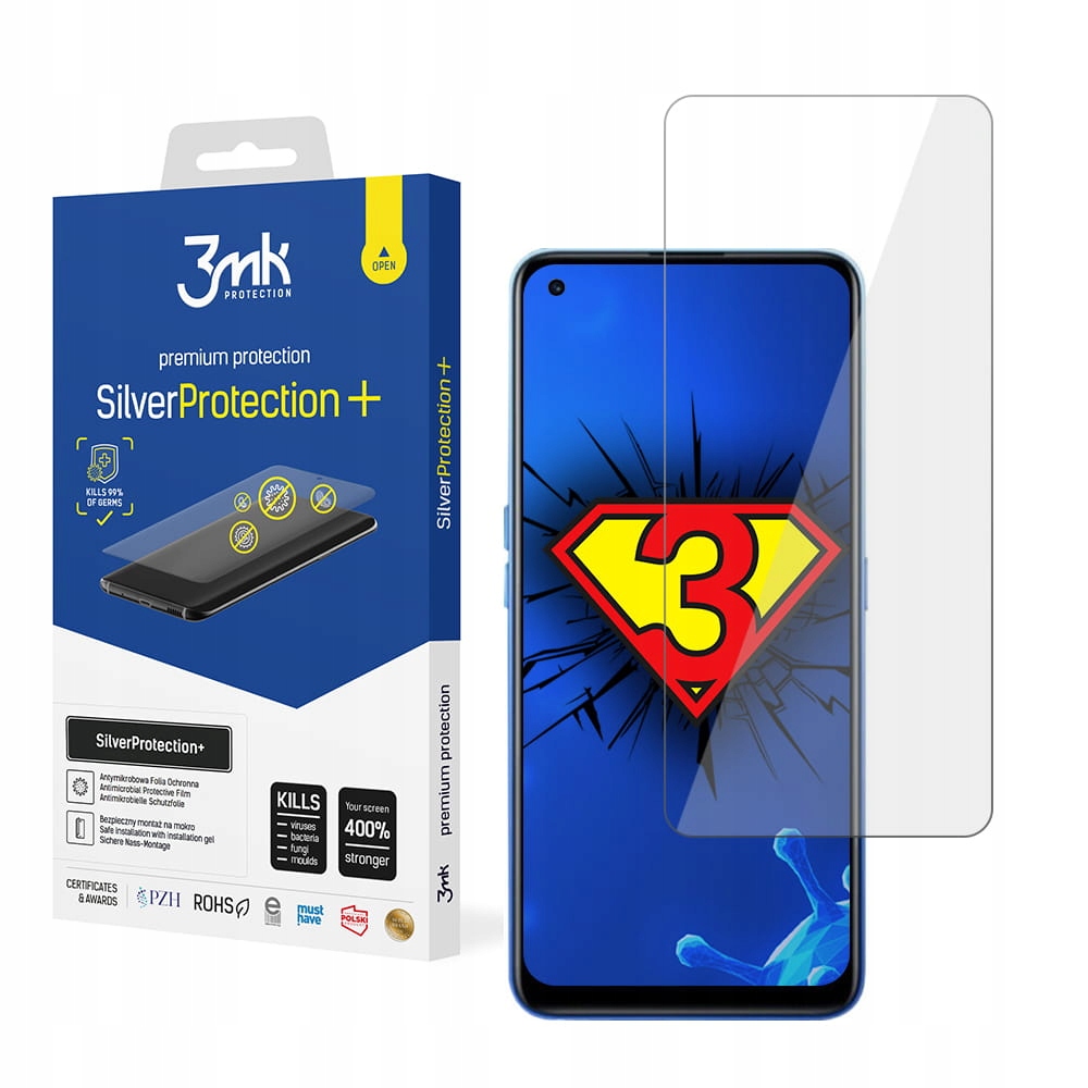 

Folia ochronna do Realme X9 Pro 5G 3mk Silver+