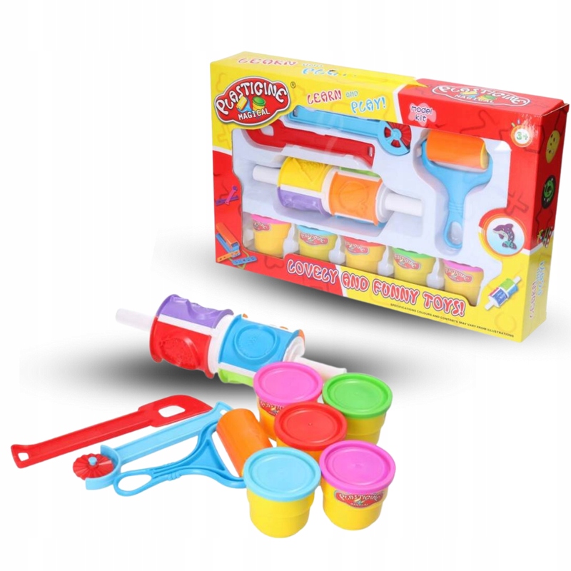 

Zestaw Ciastolina Ciastomasa z Wałkiem