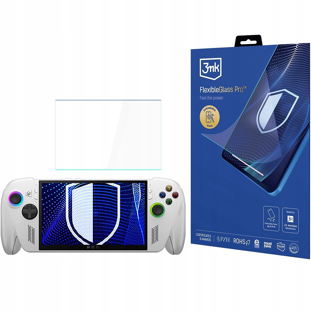 3mk hybridní Sklo pro Asus Rog Xbox Ally Ally X, ochranné sklo, 7H