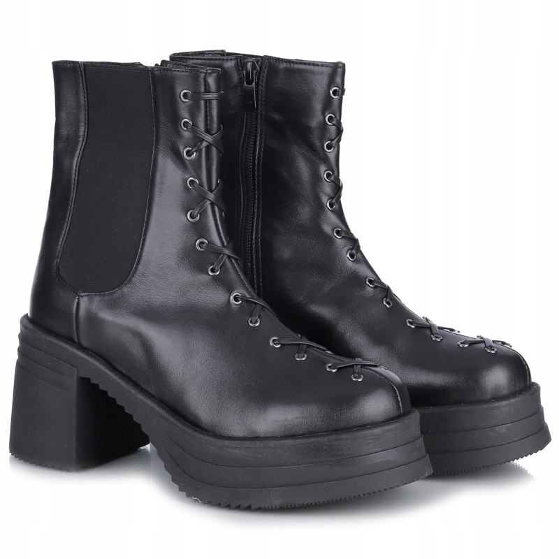 Dámské kotníkové boty Bombonella 8T G194 25K-1454 Syh Deri černé Kůže Vel. 37