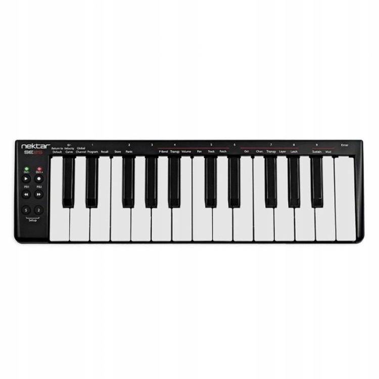 Nektar SE25 MIDI ovládací klávesnice Usb 25 Mini kláves Ovladač