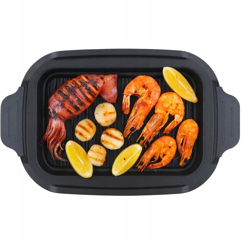 Keramická vroubkovaná deska pro multigrilování Kuvings Grilování Maso Zelenina