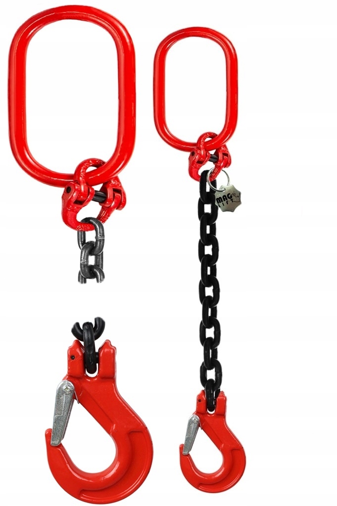 ZAWIESIE ŁAŃCUCHOWE 1C 2T 2,0T 2,5M Ø 8mm ATEST CE Marka Mag-Lift