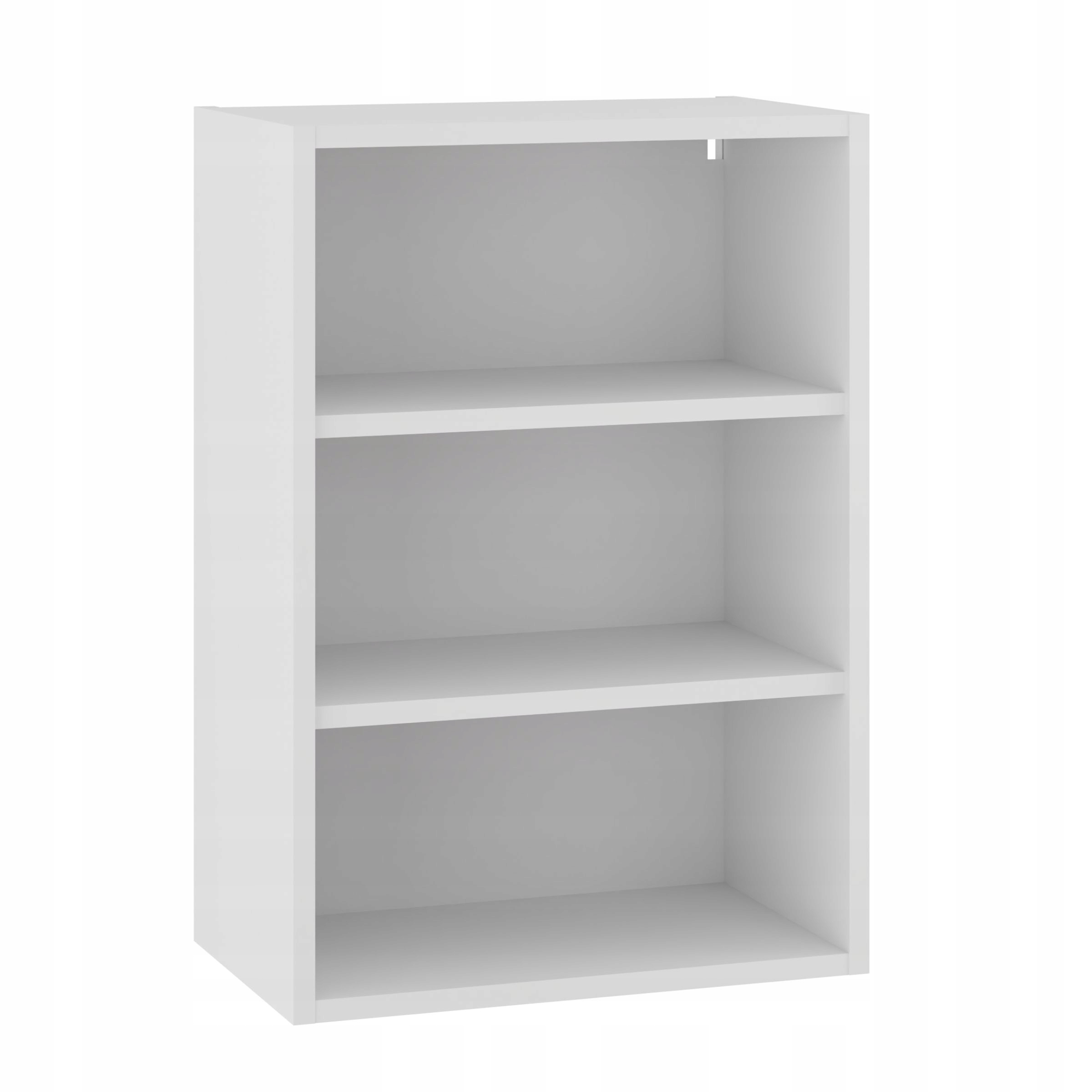 Biely korpus, horná kuchynská skrinka 50/72 s príslušenstvom