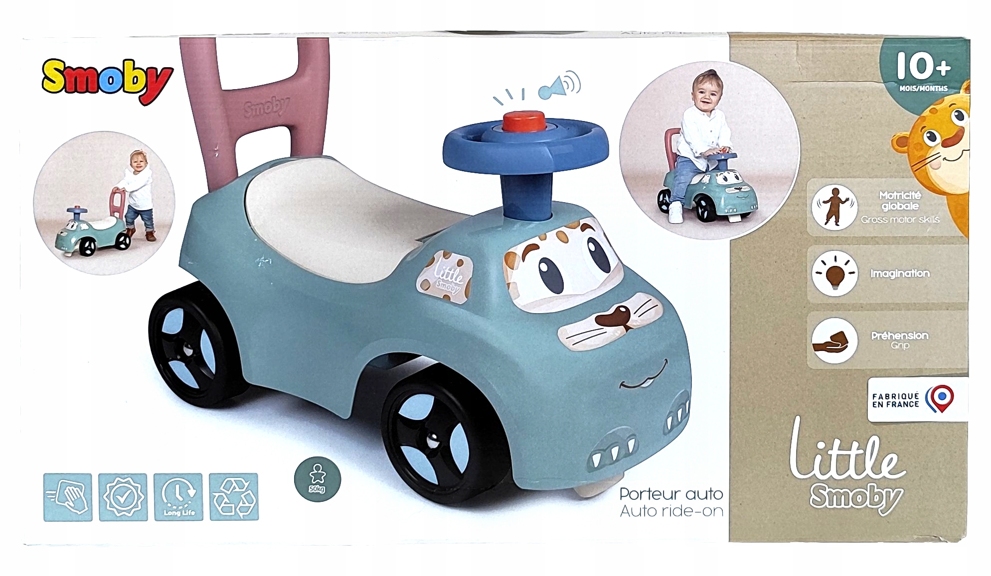 Smoby Little jeździk pchacz odpychacz z klaksonem