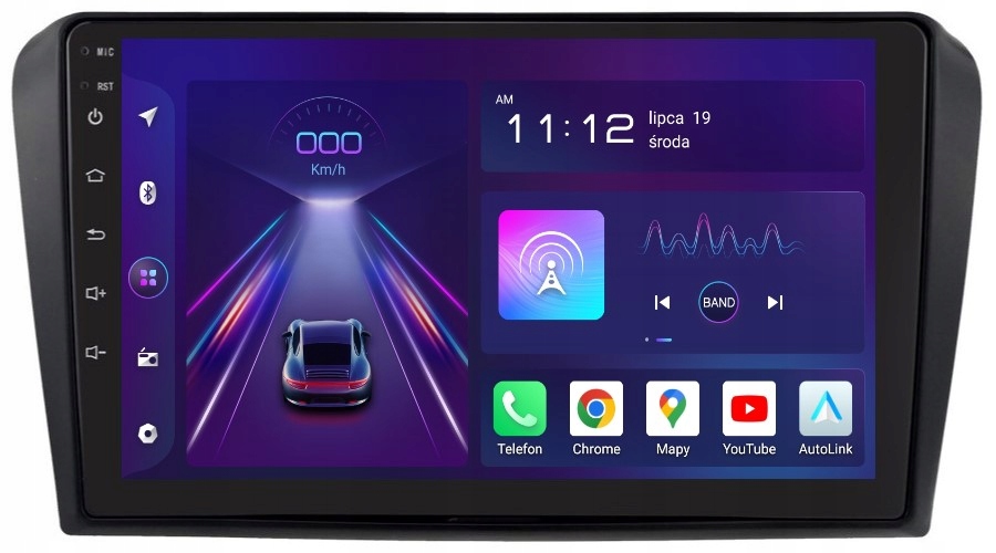 9" Qled Radio 2DIN Nawigacja Android Mazda 3 I 1 Dsp 8/256 Gb Carplay Lte