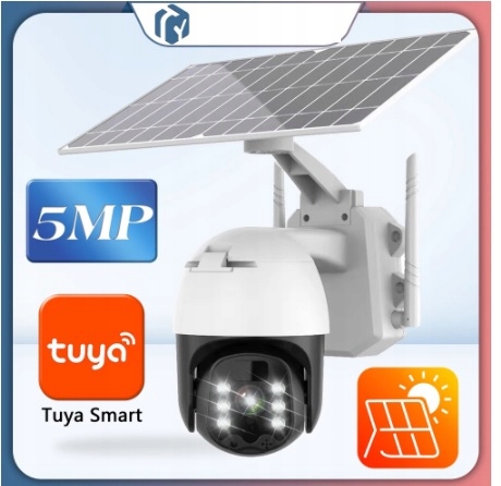 Kamera Na Baterie Solární Wifi 5MP Tuya Smart Live