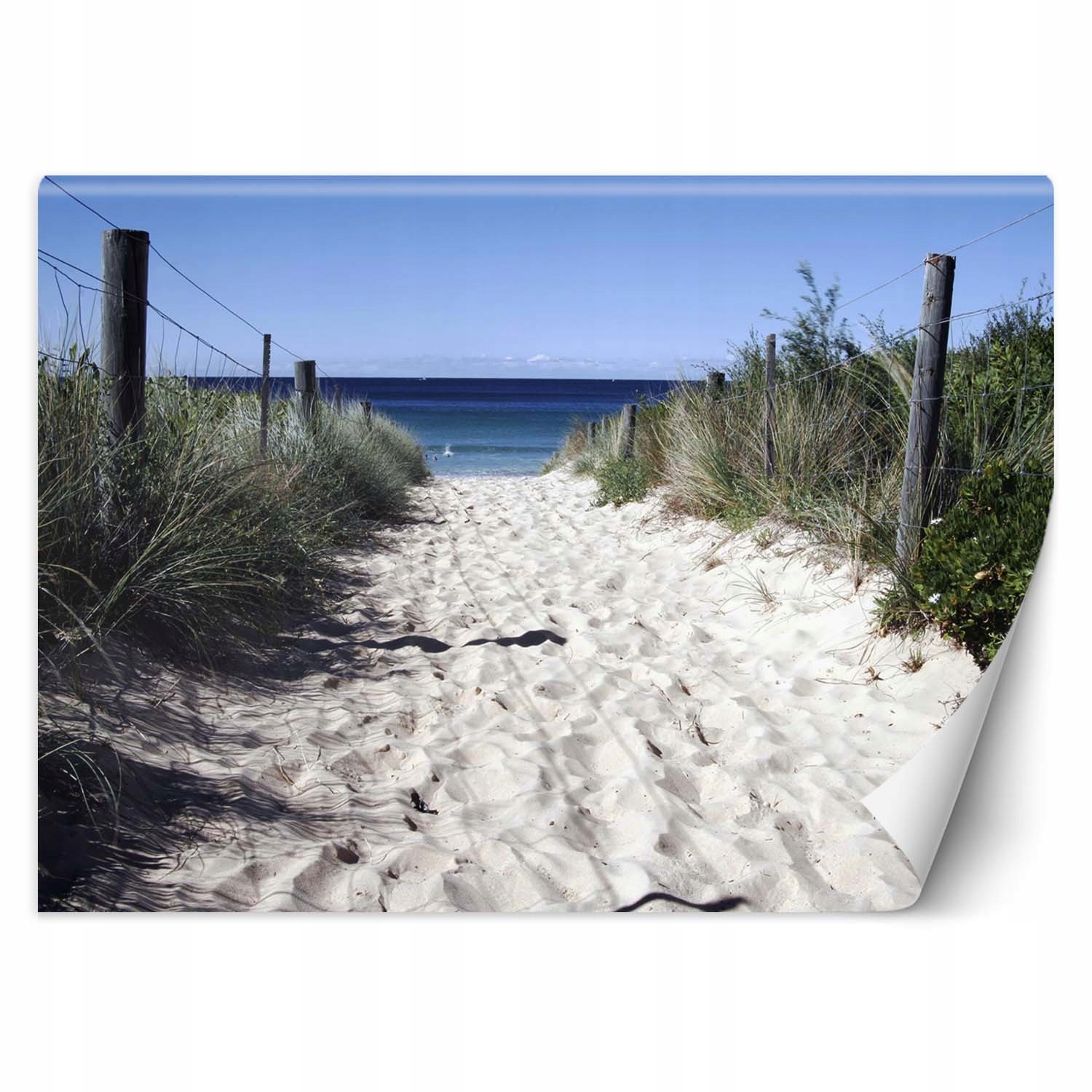 Fototapeta 3D Cesta na pláž moře voda 400x280