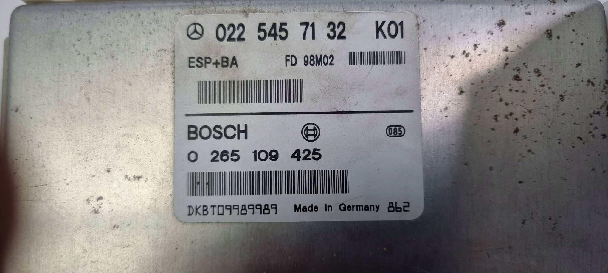 module ESP 0225457132 MERCEDES A KLASA W168