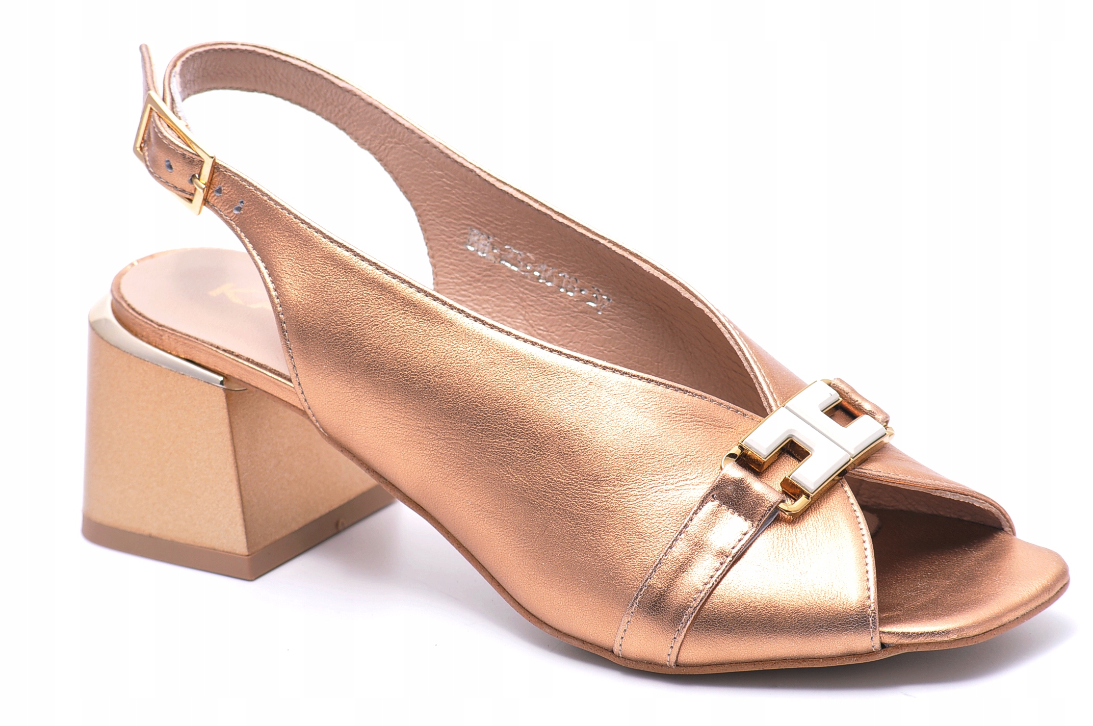 Sandály Karino 4618 Zlatá Kůže Velikost 36