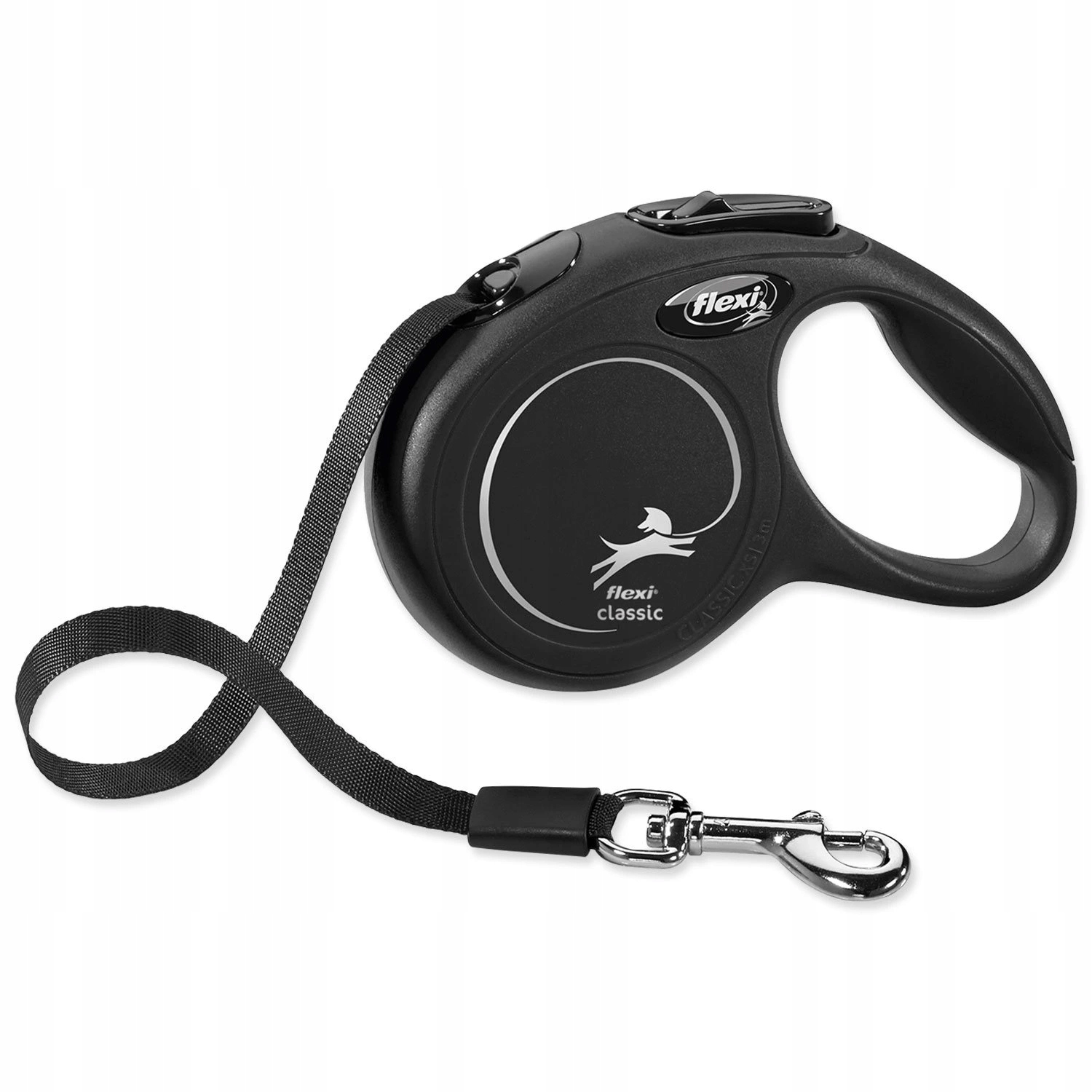 Vodítko Flexi Classic New páska Xs černé 3m