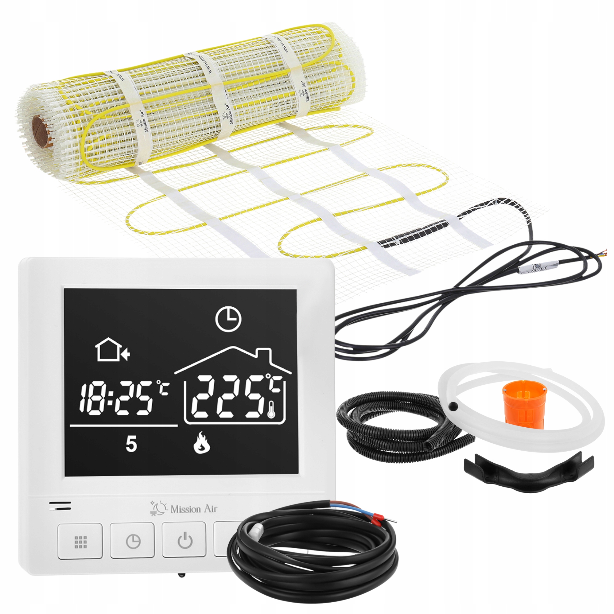 

Zestaw Mata grzewcza pod płytki MA-160W/m² 1m²