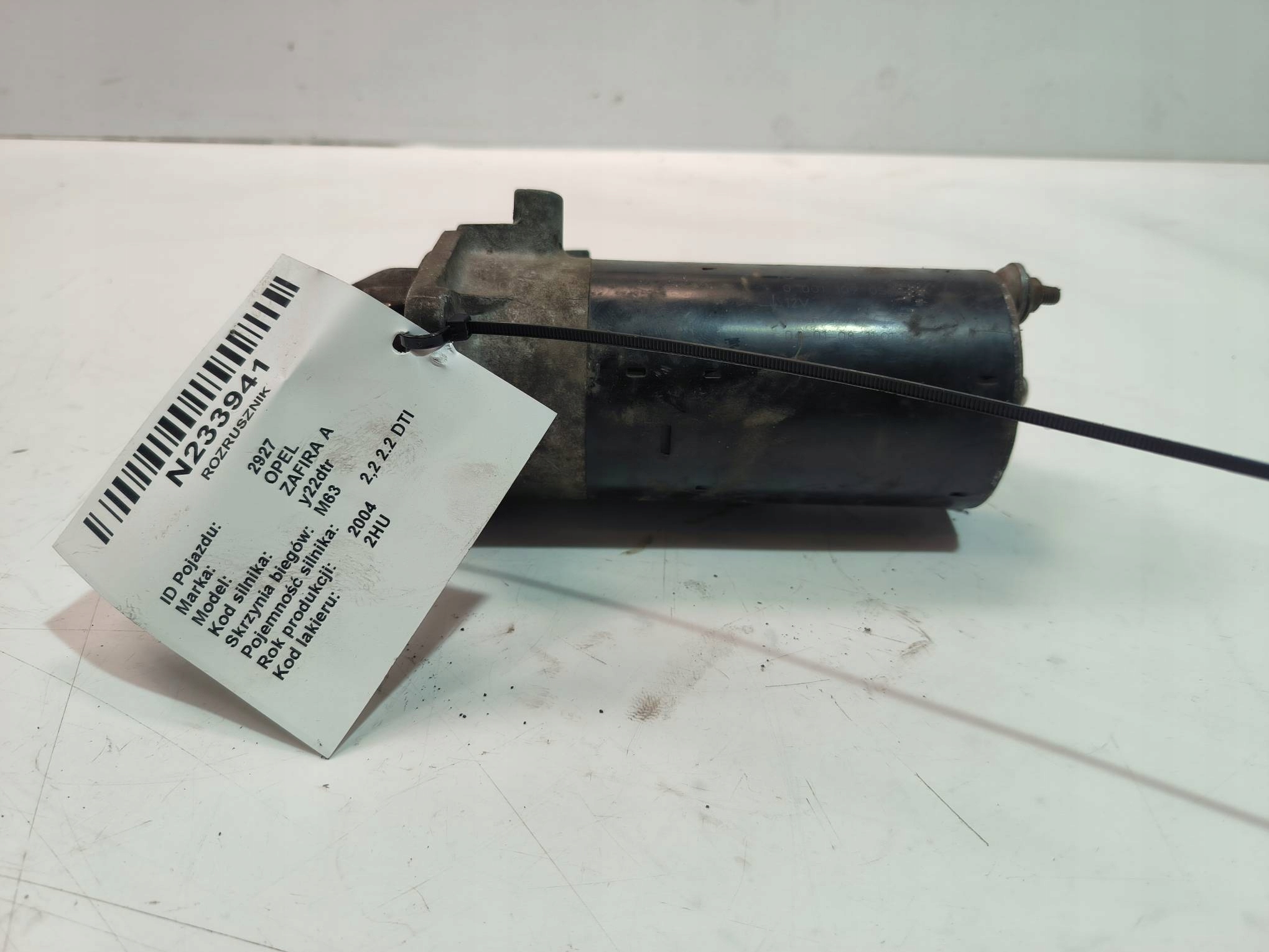 starter 000110905 OPEL ZAFIRA A