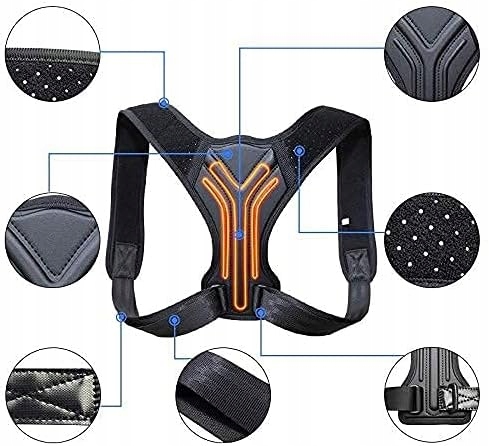 KOREKTOR WAD POSTAWY ORTOPEDYCZNY PROSTE PLECY ZDROWY KRĘGOSŁUP ROZMIAR M