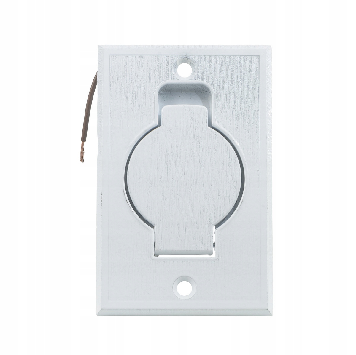 GNIAZDO SSĄCE TOP METAL PODŁOGOWE BIAŁE 122x78 mm