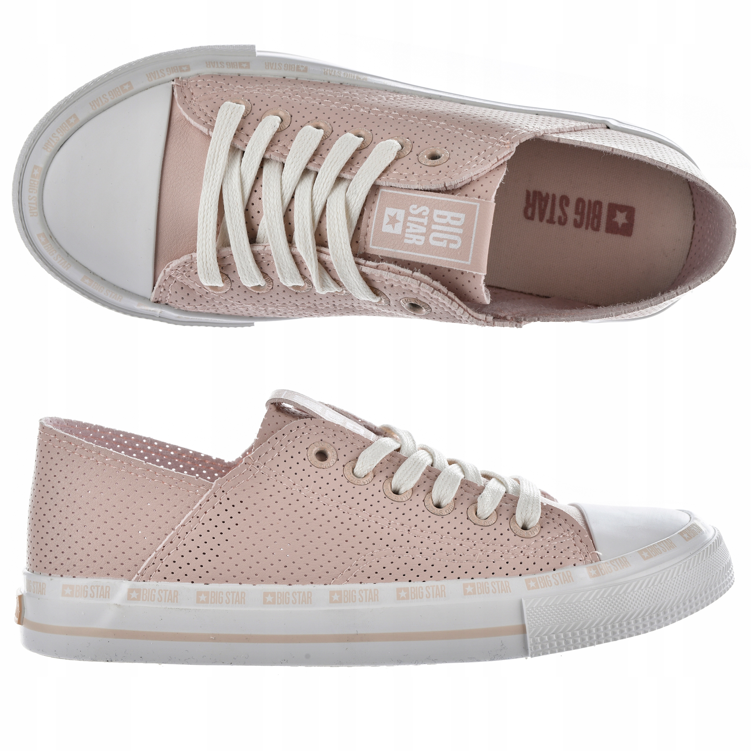 TRAMPKI DAMSKIE BIG STAR TENISÓWKI BUTY SPORTOWE Oryginalne opakowanie producenta pudełko