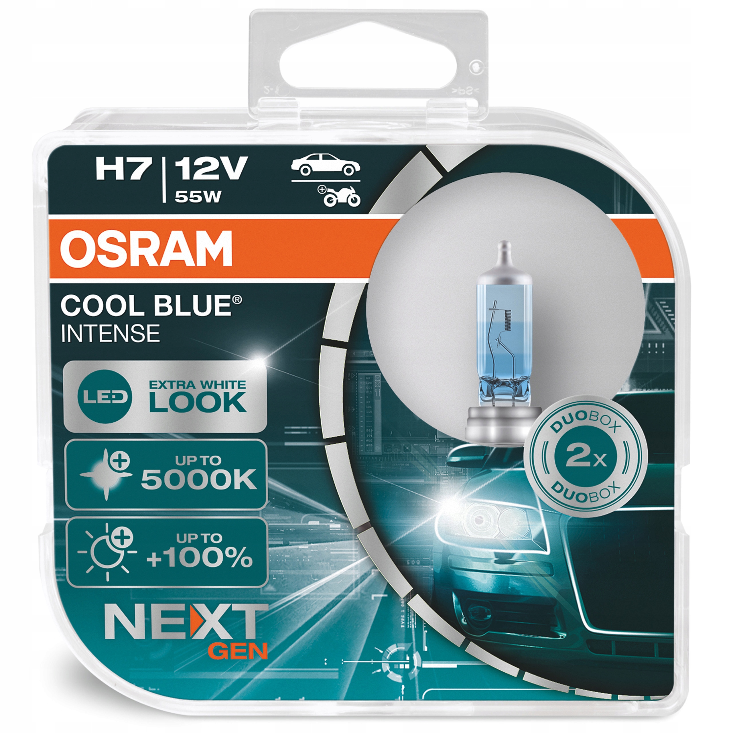 

Osram Żarówki H7 Cool Blue Intense XenonLook 5000K
