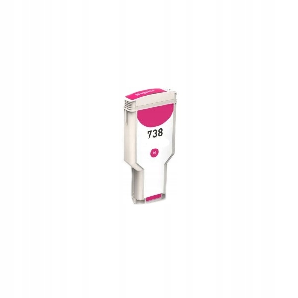 Naplnka Hp 738 676M7A purpurová kompatibilní cartridge, 300ml