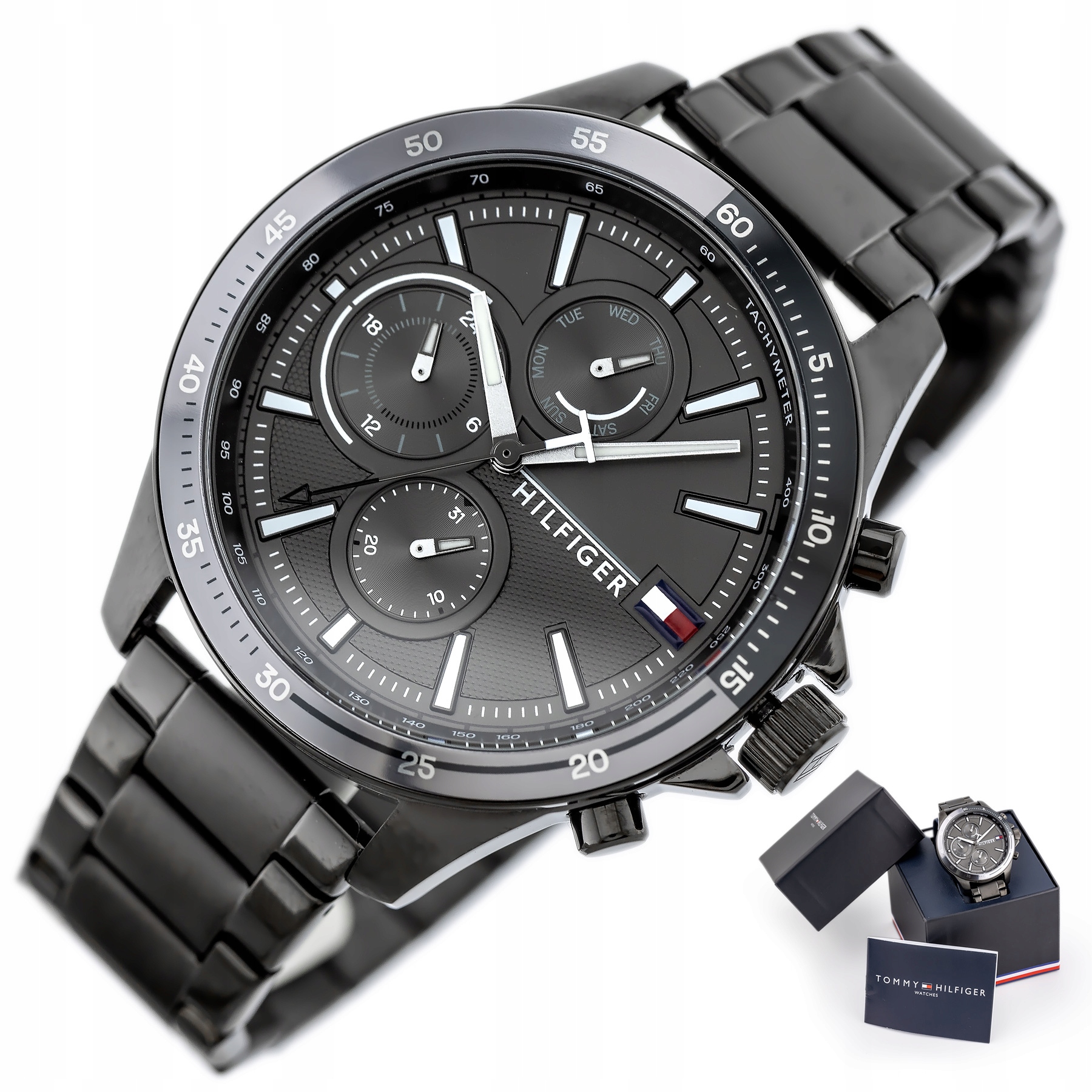 Pánské Hodinky Tommy Hilfiger 1791719 Bank Gravírování