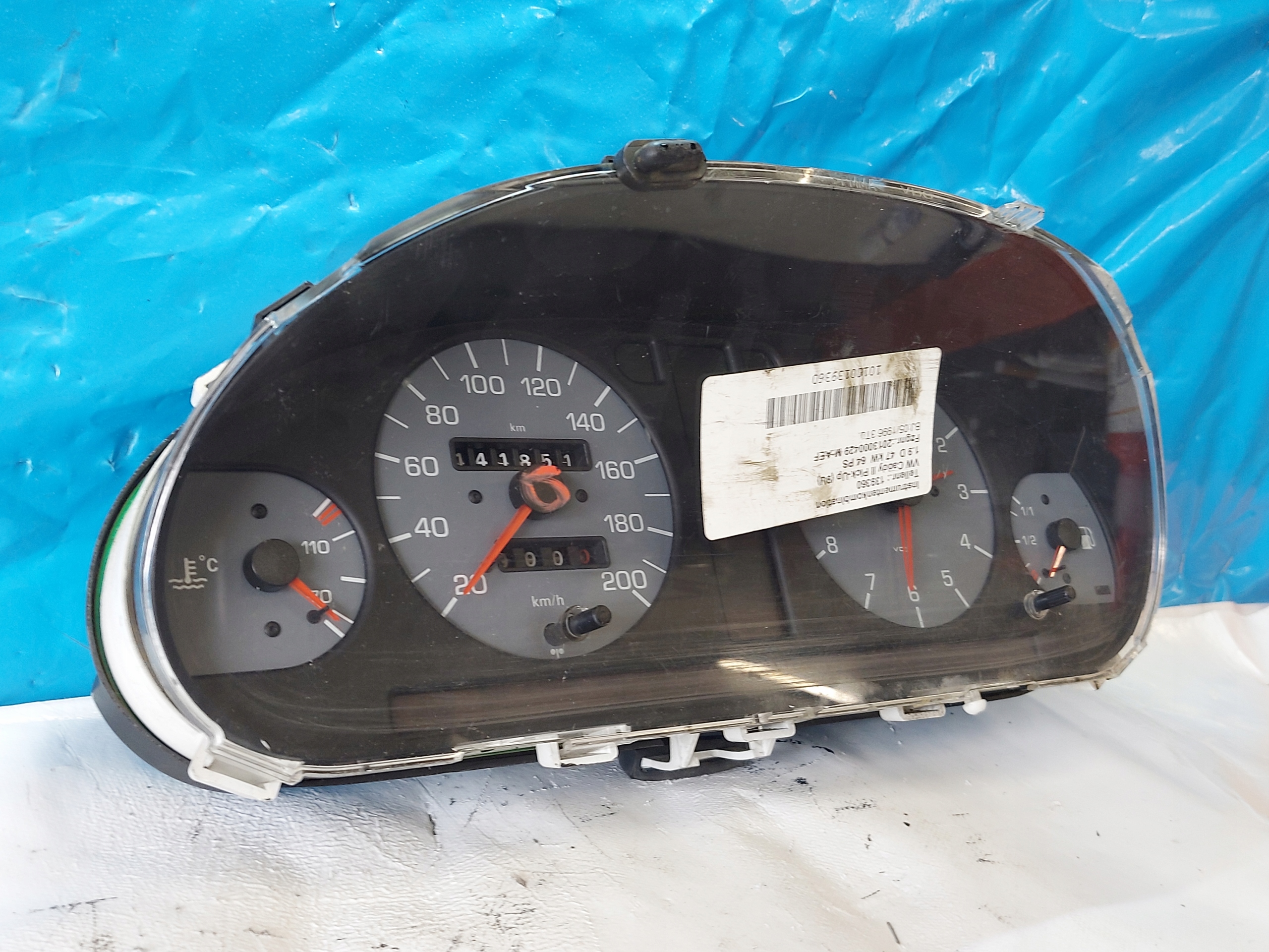 dials clock VW CADDY PICK-UP 9U 1.9D 81117870