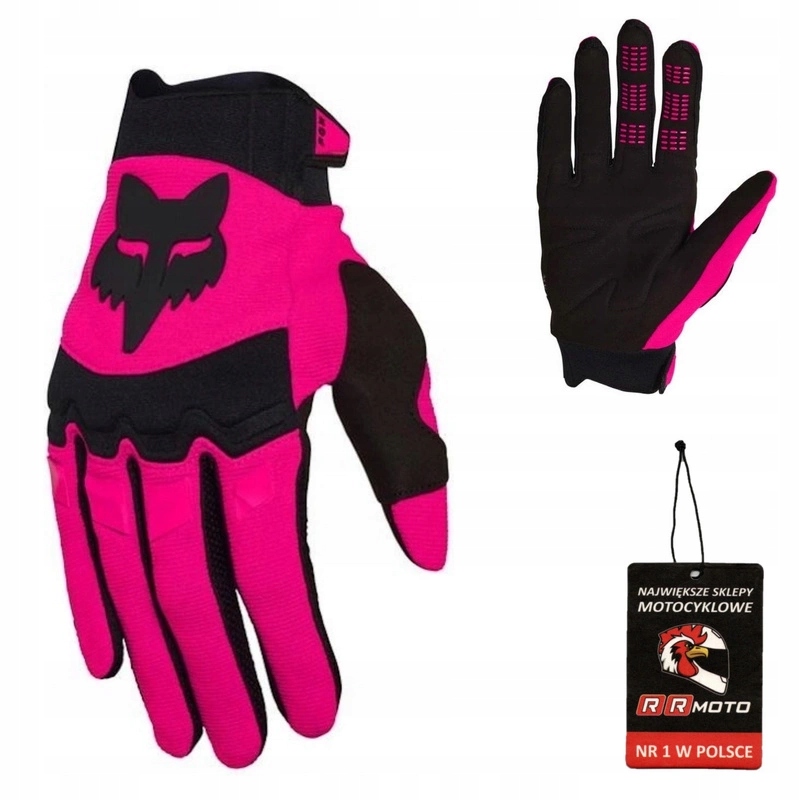 Motocyklové rukavice cross Fox Dirtpaw Pink růžové Bonus