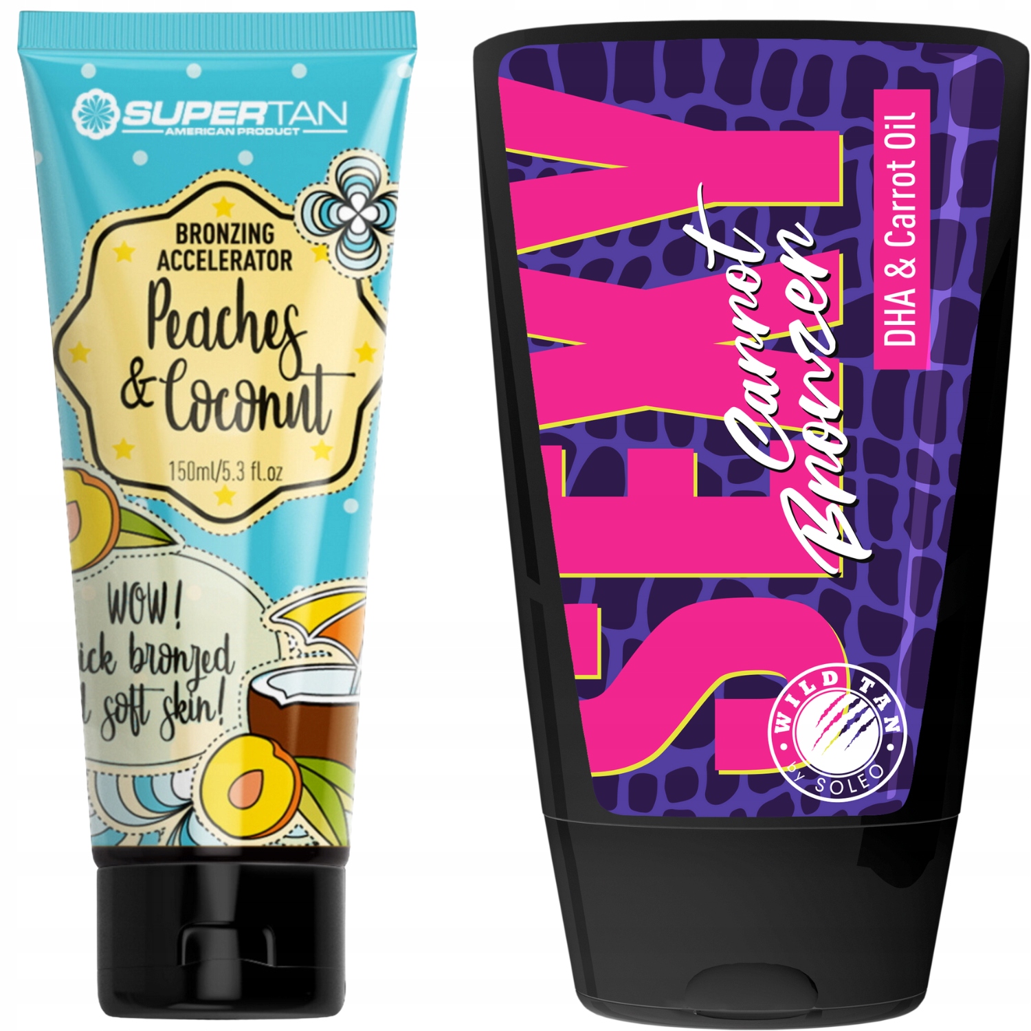 SuperTan Peaches Kokosový krém Wild Tan Bonus