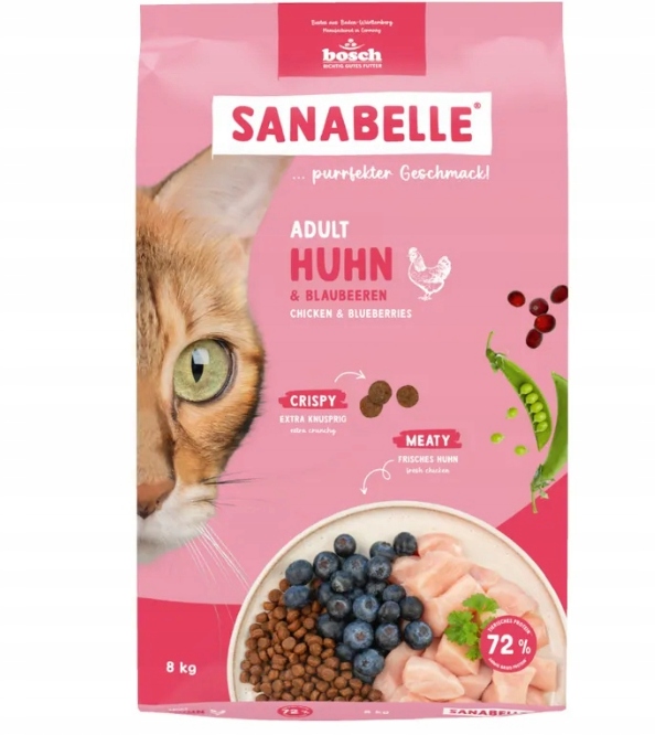 Sanabelle Adult Sucha Karma Dla Kota Z Drobiem 8 Kg