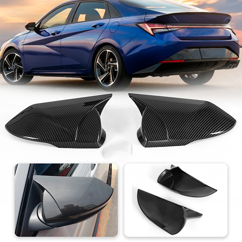 Osłona lusterka wzór węgla dla Hyundai Elantra 2021 2022