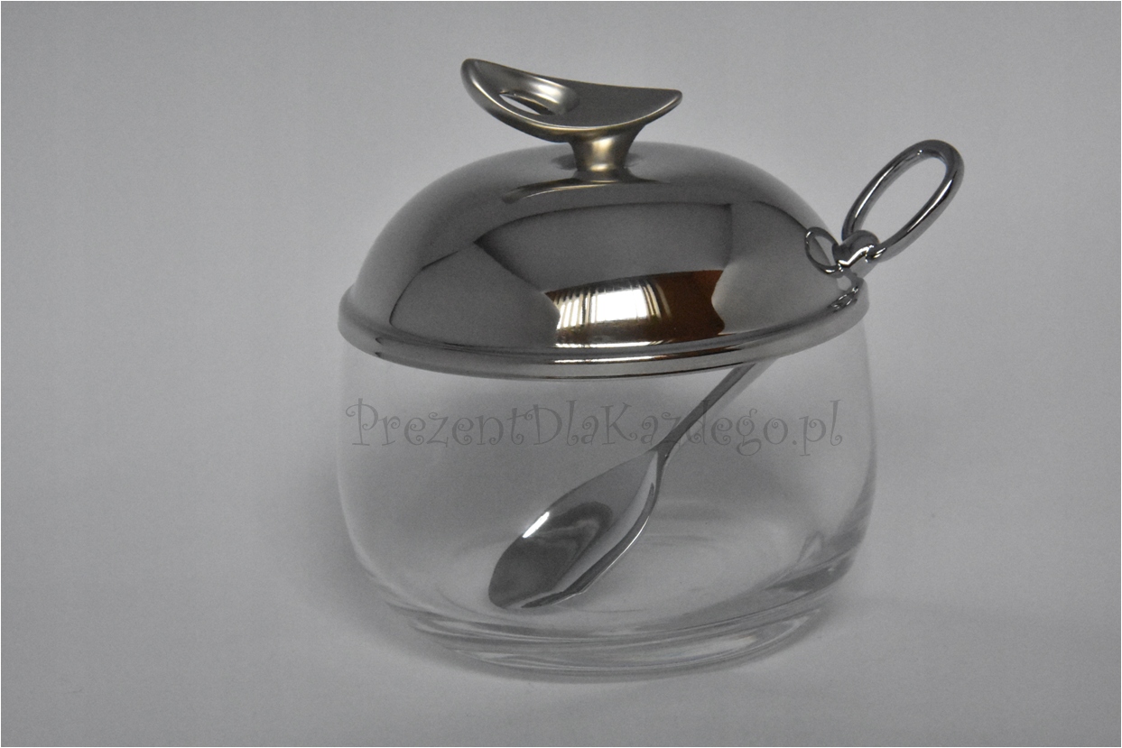 Cukiernica z łyżeczką O2 REGENT, stal szlachetna
