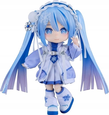 Nendoroidní panenka s postavou z vokální série 01: Snow Miku: Yukiiro Pop verze 14 cm