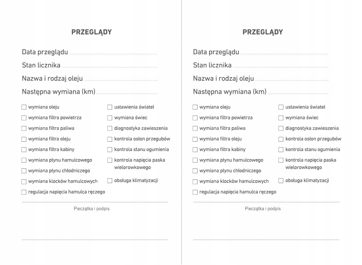 FORD książka serwisowa przeglądów napraw PREMIUM Tytuł FORD książka serwisowa PREMIUM