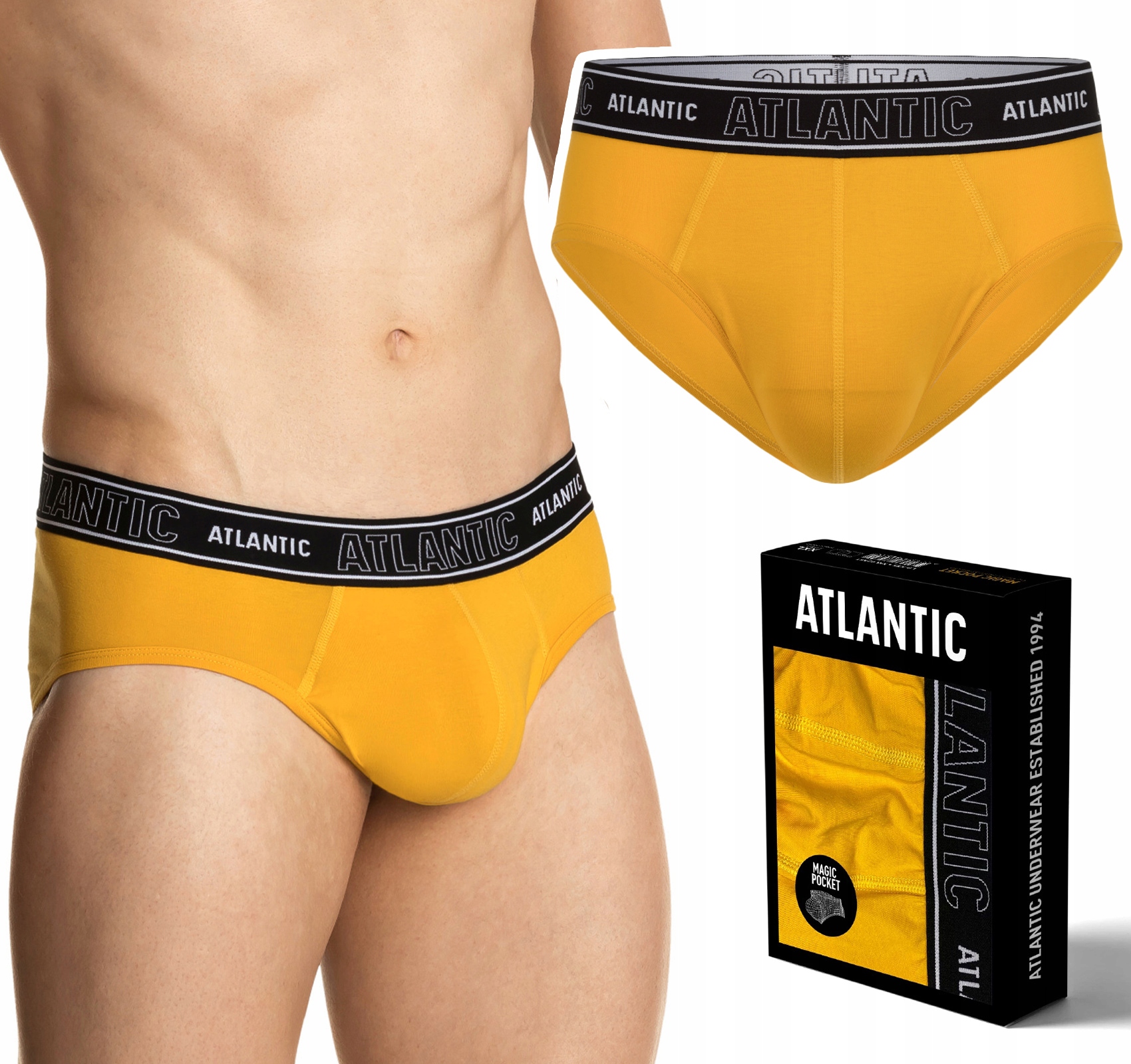 

Slipy Męskie Push-up Atlantic Magic Pocket L