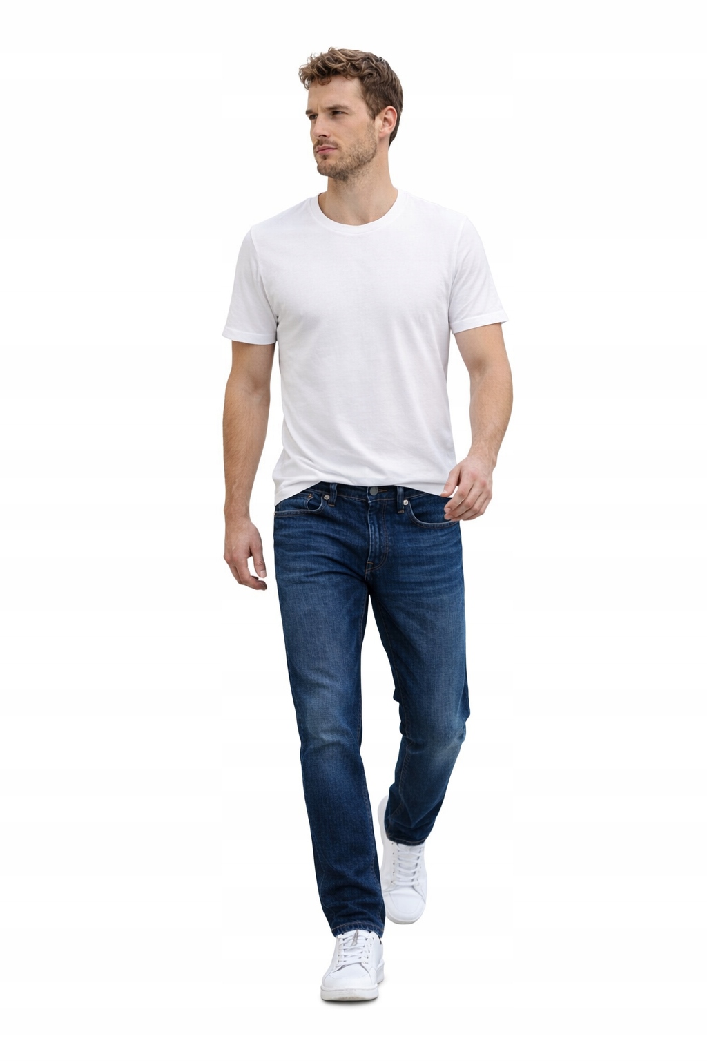 Hugo Pánské Džíny Modré Rovné S Oděrkami 31/32 I3B