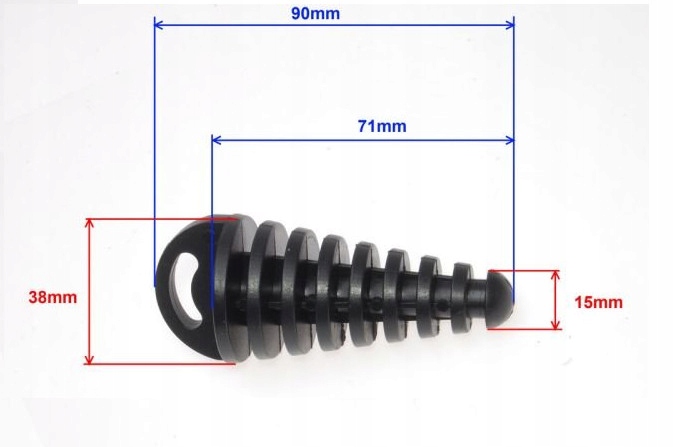 KOREK ZATYCZKA TŁUMIKA WYDECHU 2T CROSS ENDURO! Producent inny