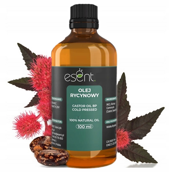OLEJ RYCYNOWY NIERAFINOWANY KOSMETYCZNY DO CIAŁA BRWI RZĘS PĘPKA ESENT 10ml