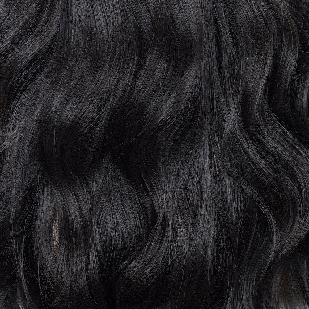 PERUKA DAMSKA WŁOSY DŁUGIE CZARNE FALE SZTUCZNE SYNTETYCZNE 70 CM BRUNETKA Postać/temat inny