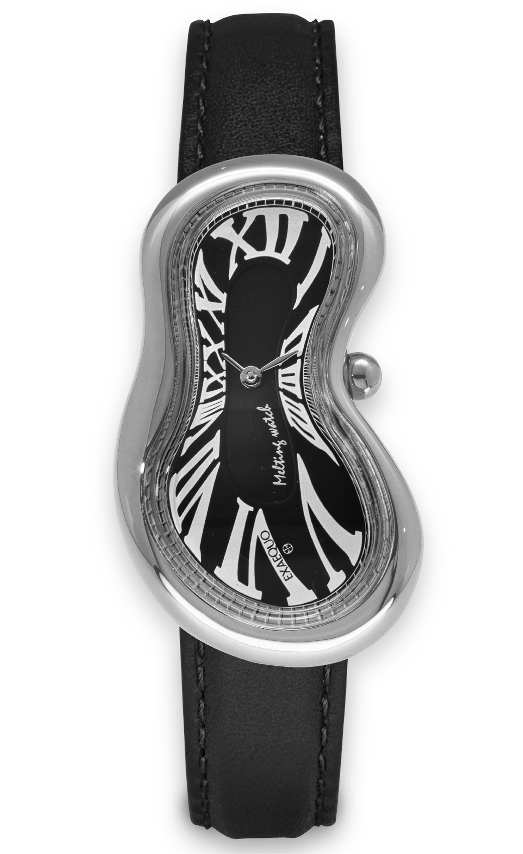 Nové Originální dámské hodinky Exaequo EX0001.0001 Melting Watch, černé