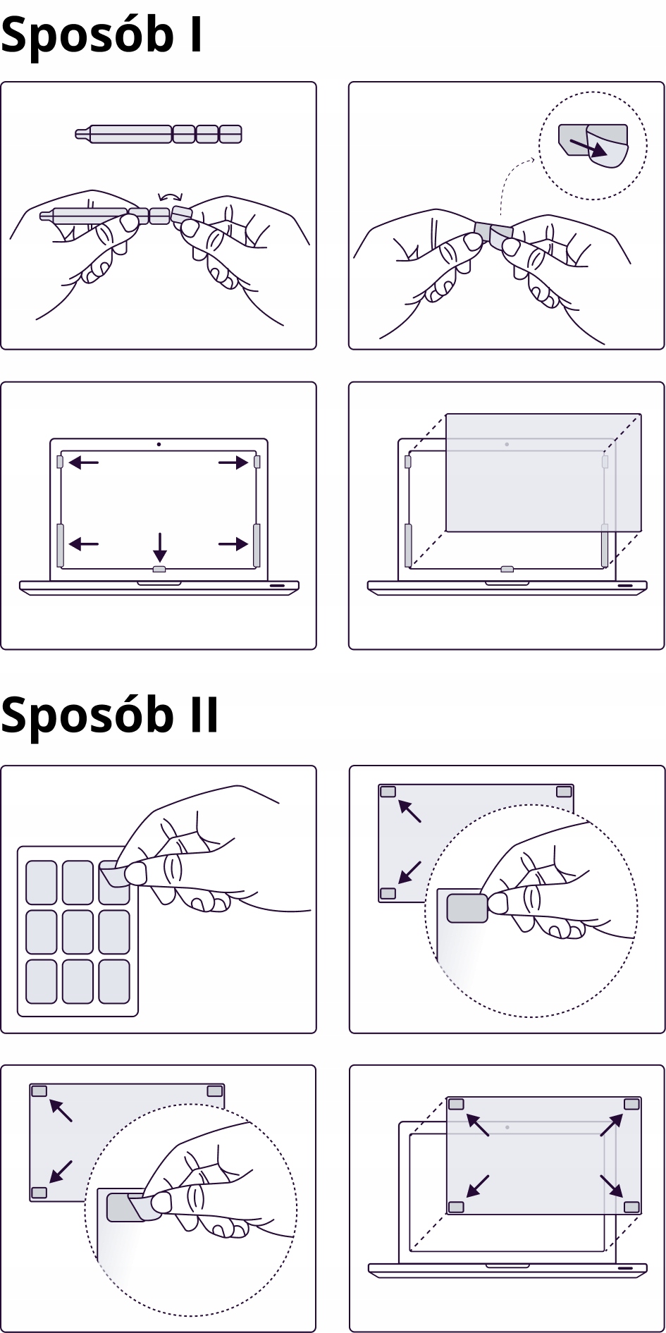 Filtr Prywatyzujący 19" (16:10) RODO + GRATIS! Rozmiar filtra 19.1
